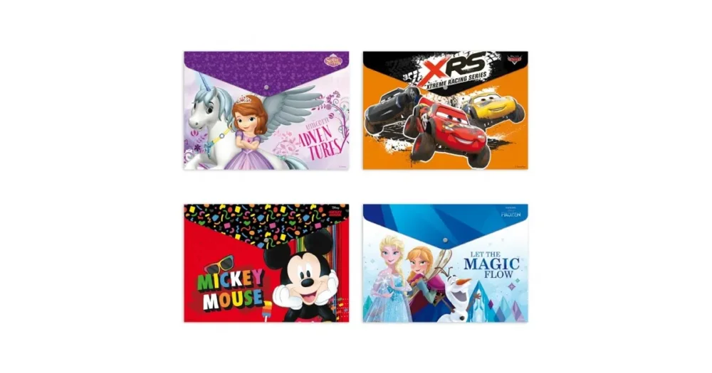 Obálka s drukem A5 PP - Disney mix 2 Novinka