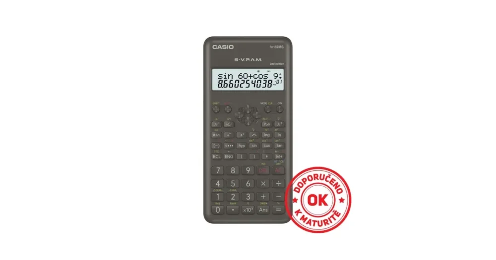 Kalkulačka školní CASIO FX 82 MS 2E (2nd Edition) Hit Sezóny