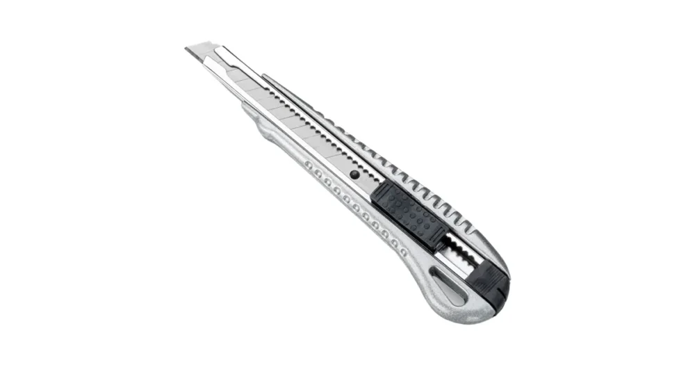 Tovární Cena Odlamovací nůž Dahle PROFESSIONAL, čepel 9 mm, 13 čepelí, celokovové pouzdro