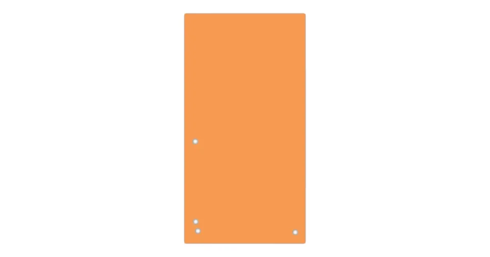 Bezpečná Platba Rozdělovače kartonové Donau, 235x105 mm - oranžové