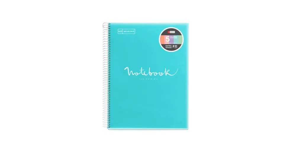 Rychlé Dodání Miquelrius poznámkový blok Emotions NB-5, A5, 90g, PP, 120 listů, linka - světle modrý