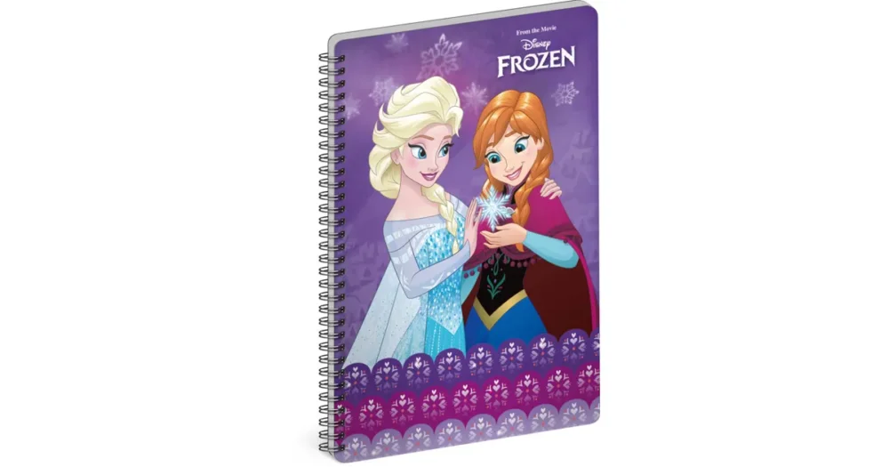 Spirálový blok Frozen – Ledové království Together, A5, linkovaný Expresní Doručení