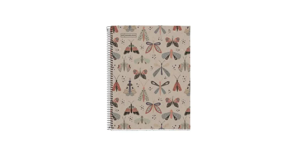 Horká Nabídka Miquelrius poznámkový blok ECO Butterfly, A4, 80g, karton, 80 listů, linka