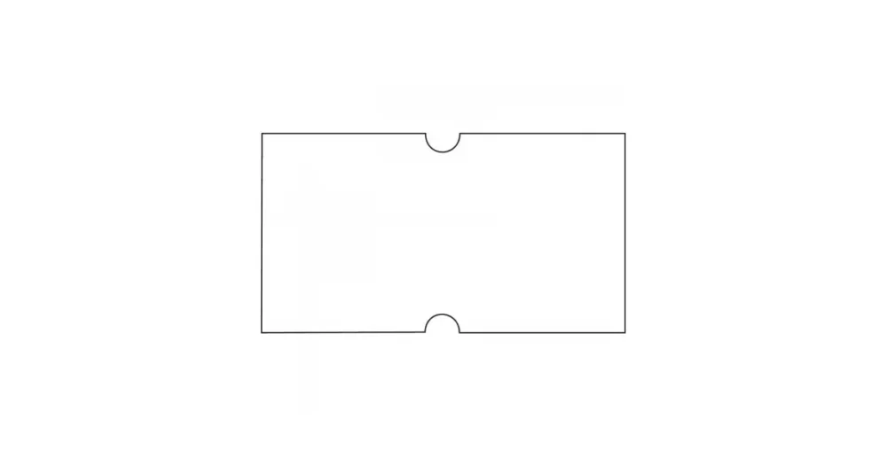 Rychlé Dodání Cenové etikety na kotoučku 22x12 mm COLA-PLY - bílé
