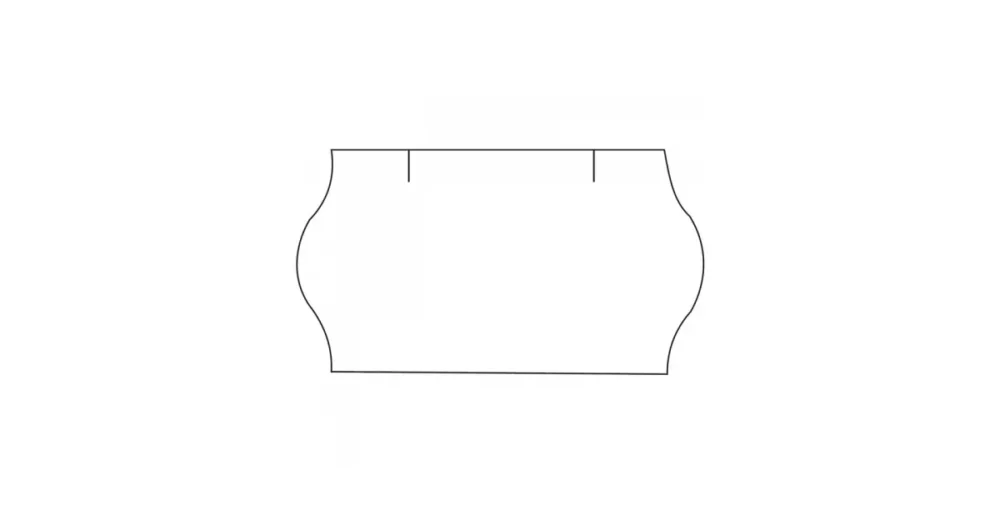Cenové etikety na kotoučku 22x12 mm CONTACT - bílé Časově Omezené