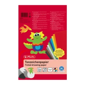Akce Barevné papíry recyklované Herlitz 33 x 23 cm v bloku, 20 listů, 120 g/m2