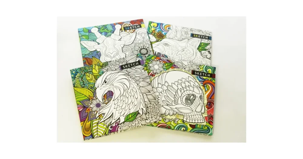 Jen Po Omezenou Doba Designová záznamní kniha Fresh, ohebné desky, 200x200mm, 64ls, čistá, 100g - mix motivů 1