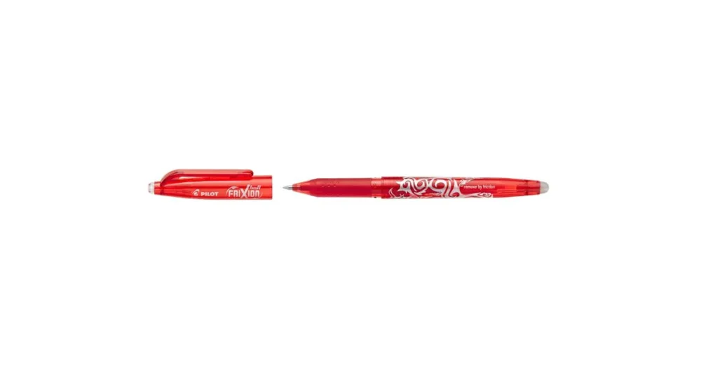 Přepisovatelný roller Pilot Frixion Ball, tenký hrot F 0,5mm - červená Vysoce Kvalitní