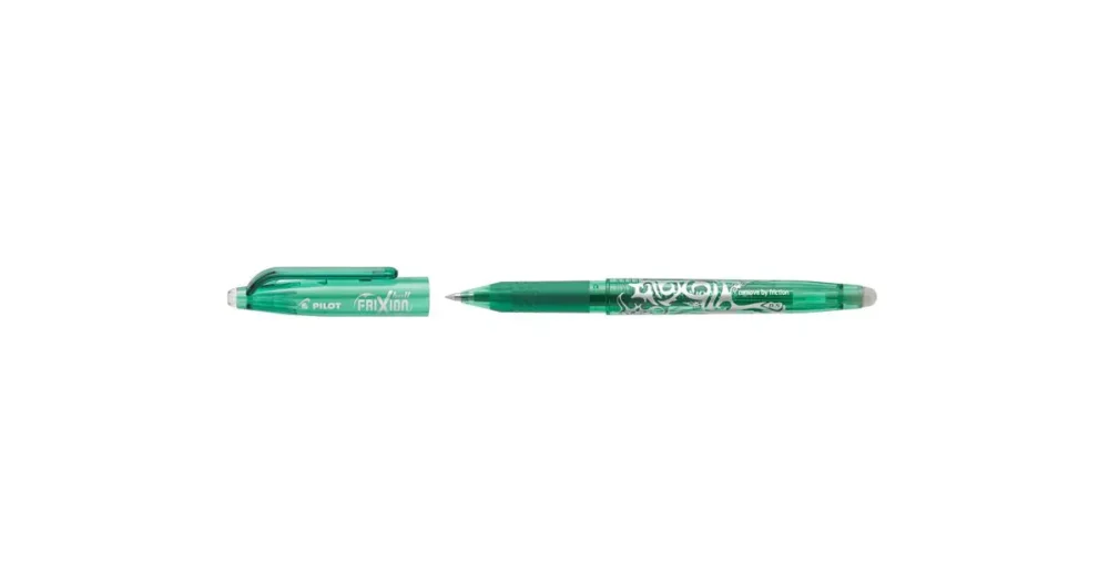 Vysoce Kvalitní Přepisovatelný roller Pilot Frixion Ball, tenký hrot F 0,5mm - zelená