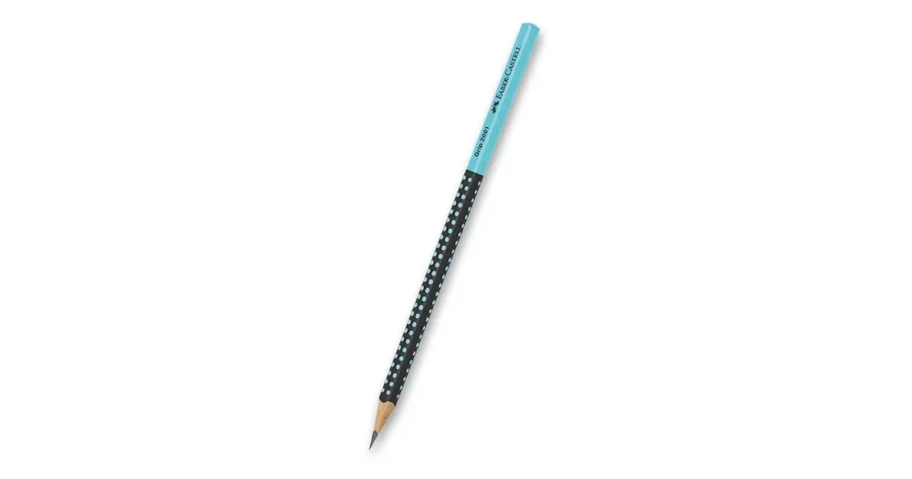 Grafitová tužka Faber-Castell Grip 2001 Two Tone, tvrdost HB - tyrkysová Must-Have
