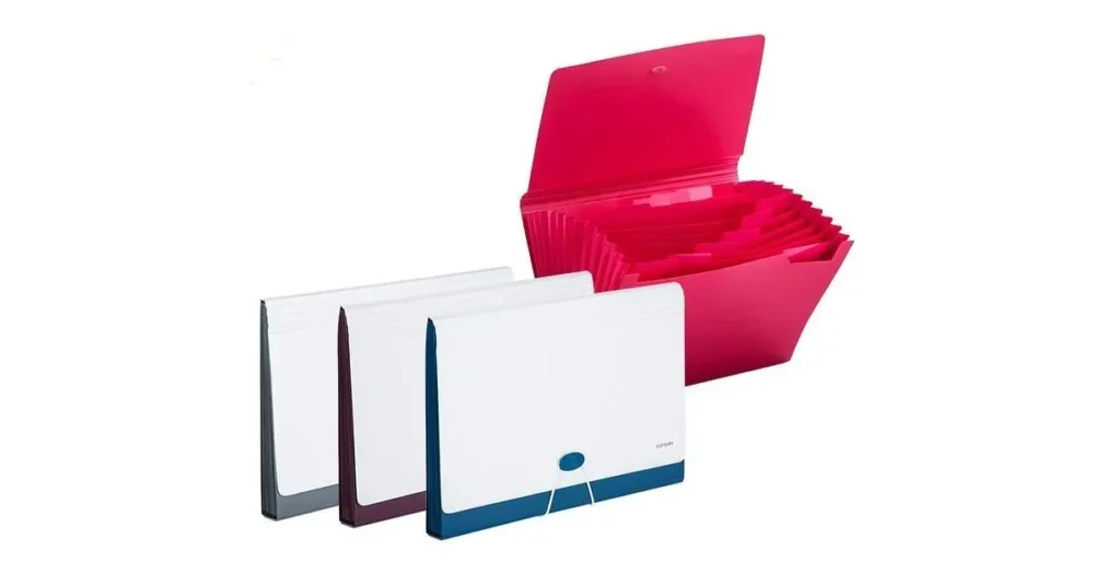 Sleva Box na dokumenty A4 Expanding File-Blanco, 13 kapes - morušová