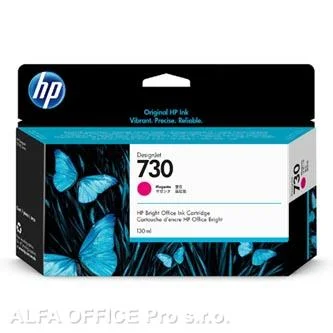 Nejprodávanější HP originální ink P2V63A, HP 730, magenta, 130ml, HP