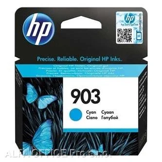 Akční Cena HP originální ink T6L87AE, HP 903, cyan, 315str., 4ml, HP Officejet 6962,Pro 6960,6961,696