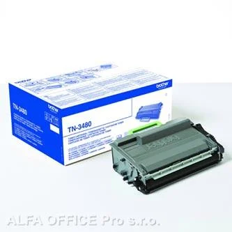 Brother originální toner TN3480, black, 8000str., Brother HL-L6400DW Cenová Bomba
