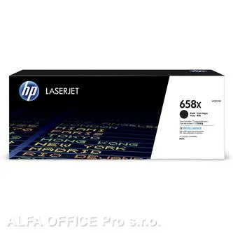 Aktuální HP originální toner W2000X, black, 33000str., HP 658X, high capacity, HP Color L