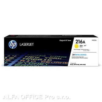 HP originální toner W2412A, yellow, 850str., HP 216A, HP Color LaserJet Pro M182 Značkový