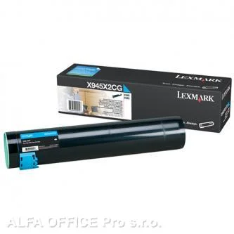 Lexmark originální toner X945X2C, cyan, 22000str., Lexmark X945 Speciální Cena
