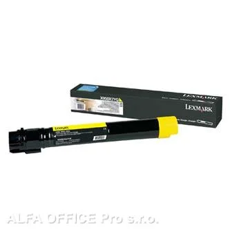 Novinka Lexmark originální toner X950X2YG, yellow, 24000str., extra high capacity, Lexma