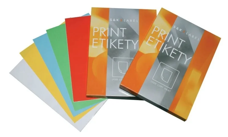 Expresní Doručení Print etikety A4 pro laserový a inkoustový tisk - 48,5 x 25,4 mm (40 etiket / arch) zelená