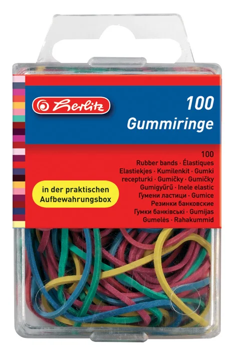 Expresní Doručení Gumičky Herlitz - 100 ks