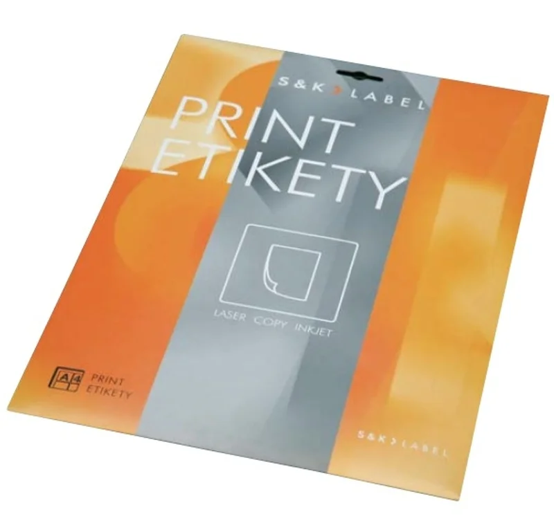 Print etikety A4 prolaserový a inkoustový tisk - 70 x 36 mm (24 etikety / arch) Top Prodej