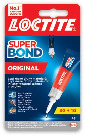 Vteřinová lepidla LOCTITE SuperBond ORIGINAL 4g Sleva
