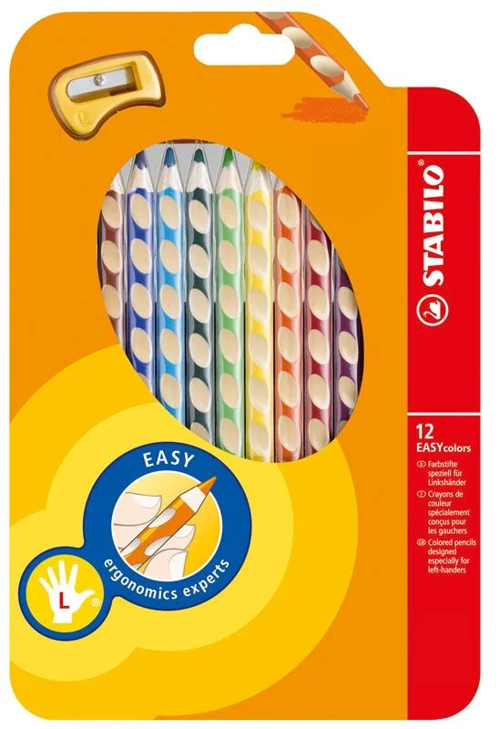 Objednat Nyní Trojhranné pastelky STABILO EASYcolors - 12 barev / pro leváky
