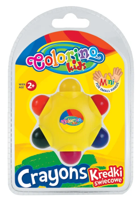 Voskovky Colorino -STAR / 6 barev / věk 2+ Pouze Dnes