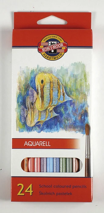 Novinka Pastelky aquarelové Mondeluz-24 barev