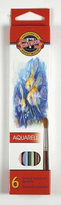 Pastelky aquarelové Mondeluz-6 barev Sleva