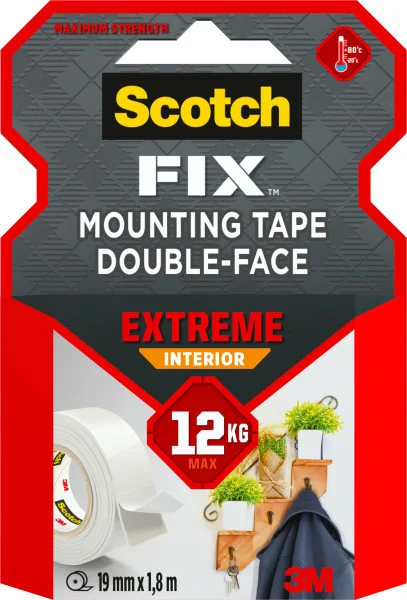 Montážní pásky oboustranné Scotch Fixing Line - 19 mm x 1,8 m extra silná Originální