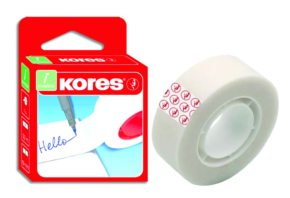 Lepicí páska Kores Invisible-19 mm x 33 m Hit Sezóny