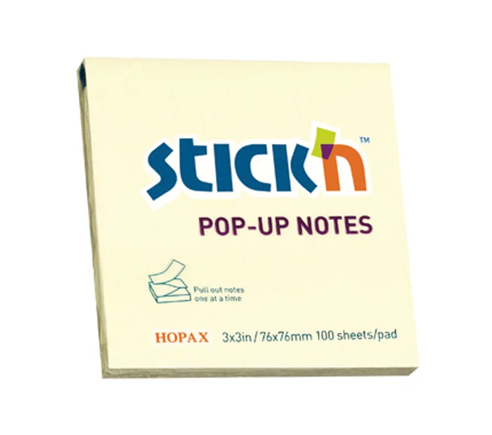 Pouze Dnes Samolepicí bločky Hopax žluté Z -76 x 76 mm / 100 lístků