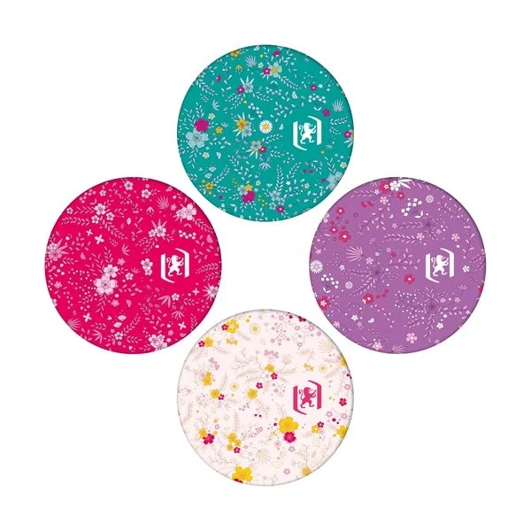 Blok Oxford Floral - A5 / linka / 60 listů / mix motivů Top Prodej
