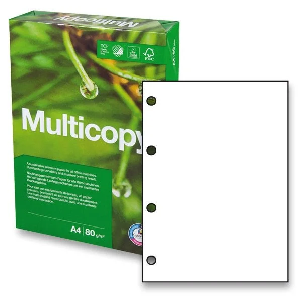 Xerografický papír Multicopy - A4 80g / 4 otvory Nakupujte Hned