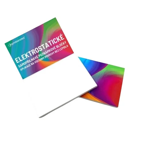 Poznámkové bločky elektrostatické Symbionotes 190x100 mm bílé Víkendová Akce