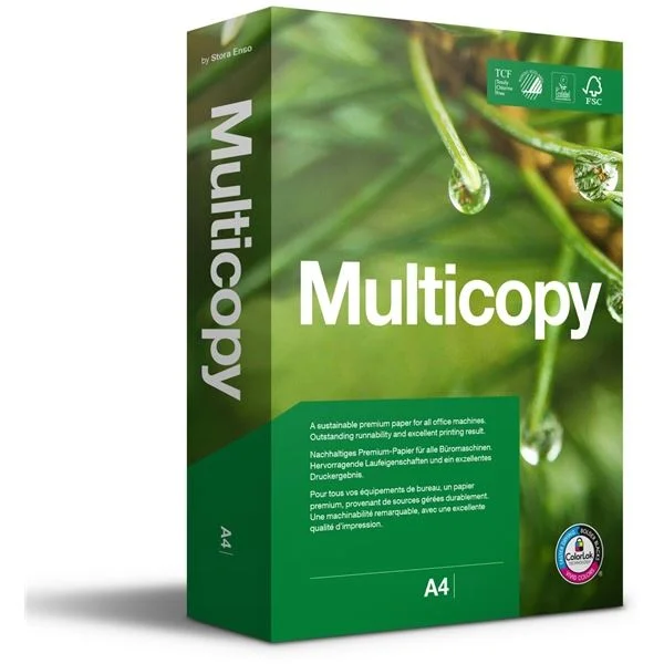 Kancelářský papír MultiCopy Original A4 - 90 g/m2, CIE 168, 500 listů Koupit Online