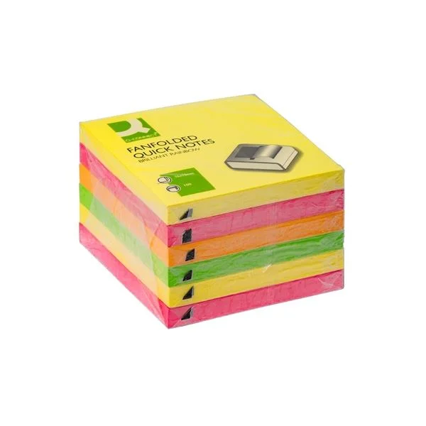 Objednat Nyní Z-bloček Q-Connect - 76 x 76 mm, neonový, 6 ks