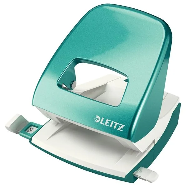 Děrovačka Leitz WOW NeXXt 5008- 30 listů, kov, metalická ledově modrá Akce