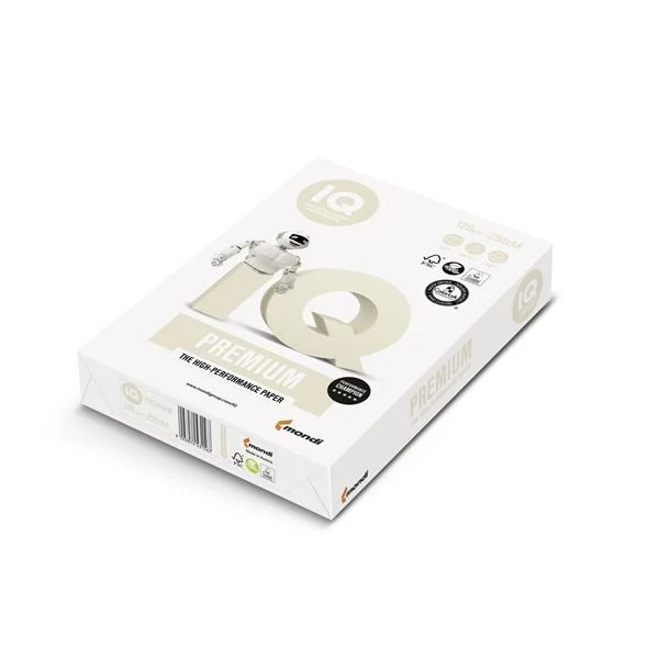 Kancelářský papír IQ Premium A4 - 120 g/m2, CIE 170, 250 listů Nejprodávanější