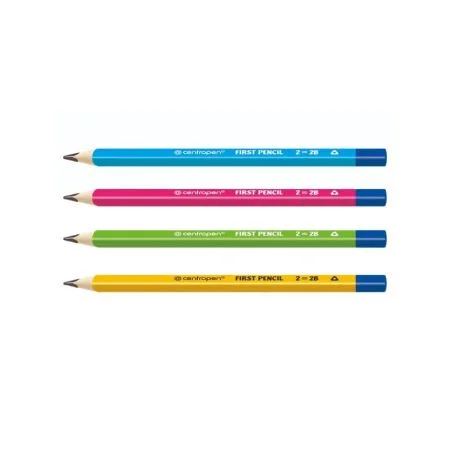 Sezónní Sleva Tužka Centropen 9512 trojhranná Jumbo First pencil - HB / barevný mix