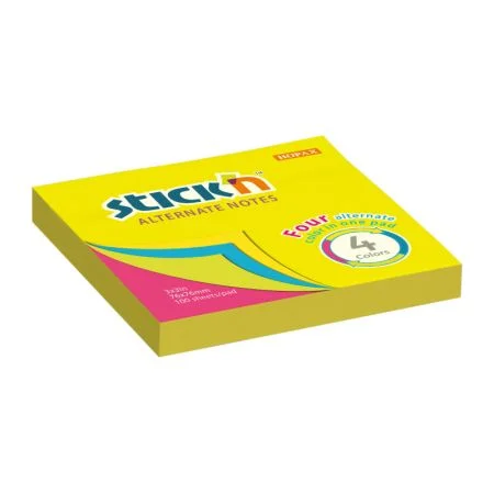 Samolepicí bločky Stick´n by Hopax Alternate - 76 x 76 mm / neonové barvy Objednat Nyní