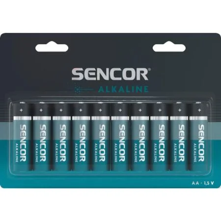 Tovární Cena Baterie Sencor alkalické - baterie tužková AA / 10 ks