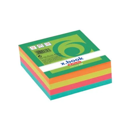Nejlepší Volba Záznamní kostky barevné Herlitz - 8 cm x 8 cm x 3 cm / 230 lístků / lepená vazba