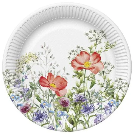 Super Cena Papírový talíř velký - Meadow in June