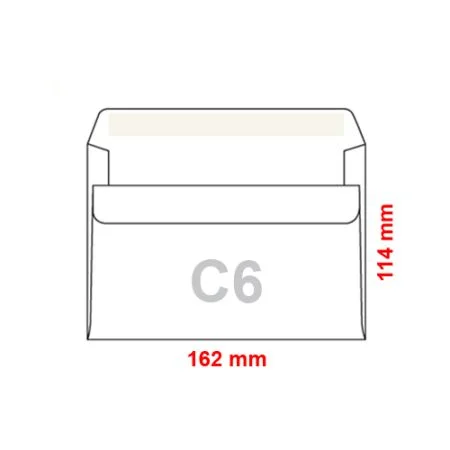Odeslání Ihned Obálky C6 114x162 mm samolepicí