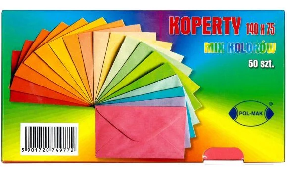 Přímo Od Výrobce Obálka 89x12480g mix kolor /100/ ,balení 100 ks