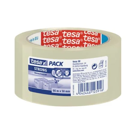 Cenový Hit Balicí pásky Tesa Strong NEHLUČNÉ - 48 mm x 66 m / transparentní