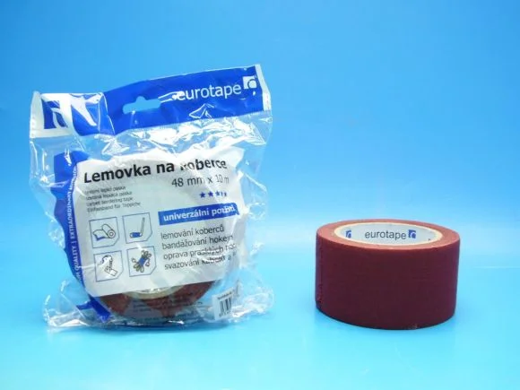 Lemovka BORDÓ na koberce 48mmx10m Výhodná Nabídka