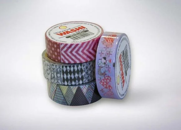 Super Cena Washi lepicí páska GEOMETRY 15mm x 5m ,balení 60 ks